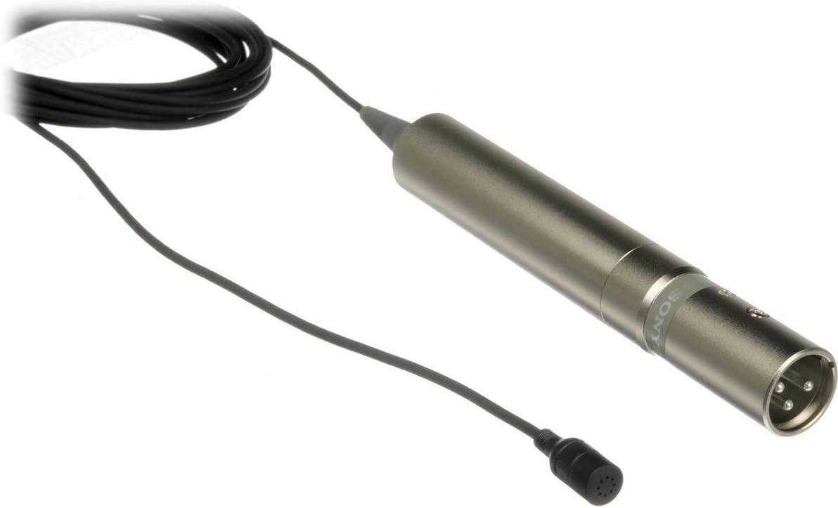 USED Sony ECM-44 Omni-Directional Electret Condenser Wired Lavalier Microphone