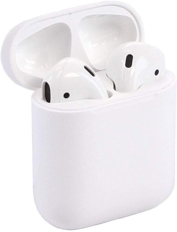 Used Rank A Apple AirPods 2 with Charging Case - White A2031+A2032 2nd Gen