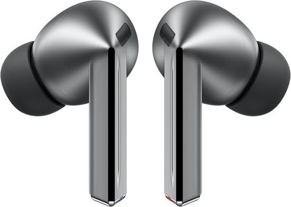 SAMSUNG Galaxy Buds3 Pro (2024, ANC) Water Resistant, AI Real-Time Language Interpreter, True Wireless Bluetooth 5.4 Earbuds, Hi-Fi, Noise Cancelling, Touch Control, International Model R630 (Silver)