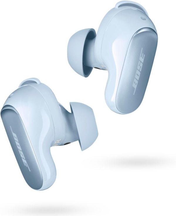 Renewed Bose QuietComfort Ultra Wireless Noise Cancelling Earbuds - Moonstone Blue
