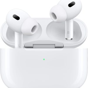 Used Rank A Apple AirPods Pro 2 Wireless Earbuds, A3047+A3048 Active Noise Cancellation, Hearing Aid Feature, Bluetooth Headphones, Transparency, Personalized Spatial Audio, High-Fidelity Sound, H2 Chip, USB-C Charging