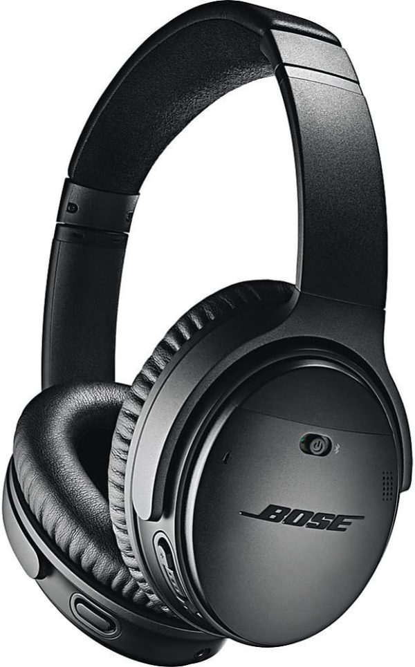 Bose QuietComfort 35 (Series II) Wireless Headphones, Noise Cancelling - Black (Renewed)