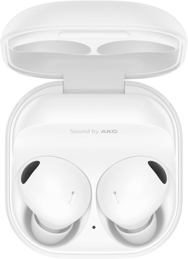 SAMSUNG Galaxy Buds 2 Pro True Wireless Bluetooth Earbuds, Noise Cancelling, Hi-Fi Sound, 360 Audio, Comfort Fit In Ear, HD Voice, IPX7 Water Resistant, White (Renewed)