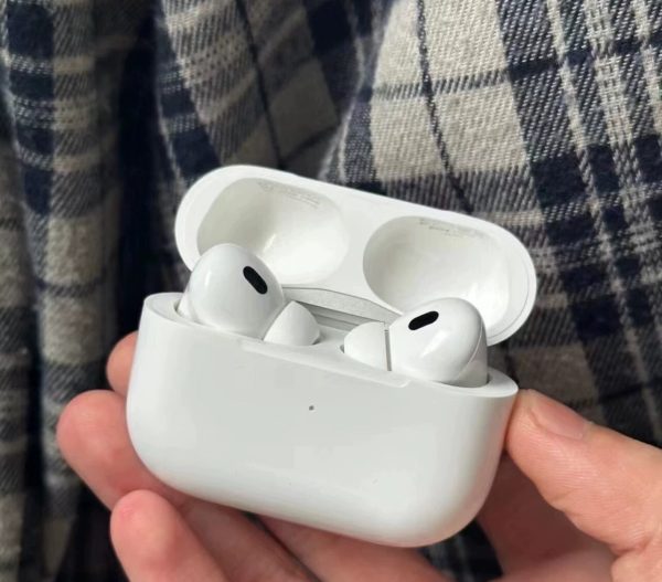 Used Rank A Apple AirPods Pro 2 Wireless Earbuds, A3047+A3048 Active Noise Cancellation, Hearing Aid Feature, Bluetooth Headphones, Transparency, Personalized Spatial Audio, High-Fidelity Sound, H2 Chip, USB-C Charging - Image 2