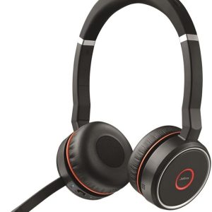 Erneuertes Jabra Evolve 75 UC Stereo Wireless Bluetooth Headset/Musikkopfhörer inkl. Link 370