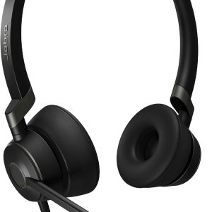 Jabra Engage 50 Kabelgebundenes Headset, Stereo – Telefon-Headset mit 3-Mikrofon-System, blockiert Hintergrundgeräusche für bessere Konzentration der Agenten, Callcenter-Headset mit verbessertem Gehörschutz