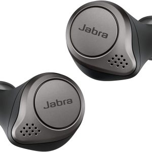 Jabra Elite 75t – True Wireless-Ohrhörer mit Ladeetui, Titanschwarz – Bluetooth-Ohrhörer mit aktiver Geräuschunterdrückung, bequemem, sicherem Sitz, langer Akkulaufzeit und großartigem Klang