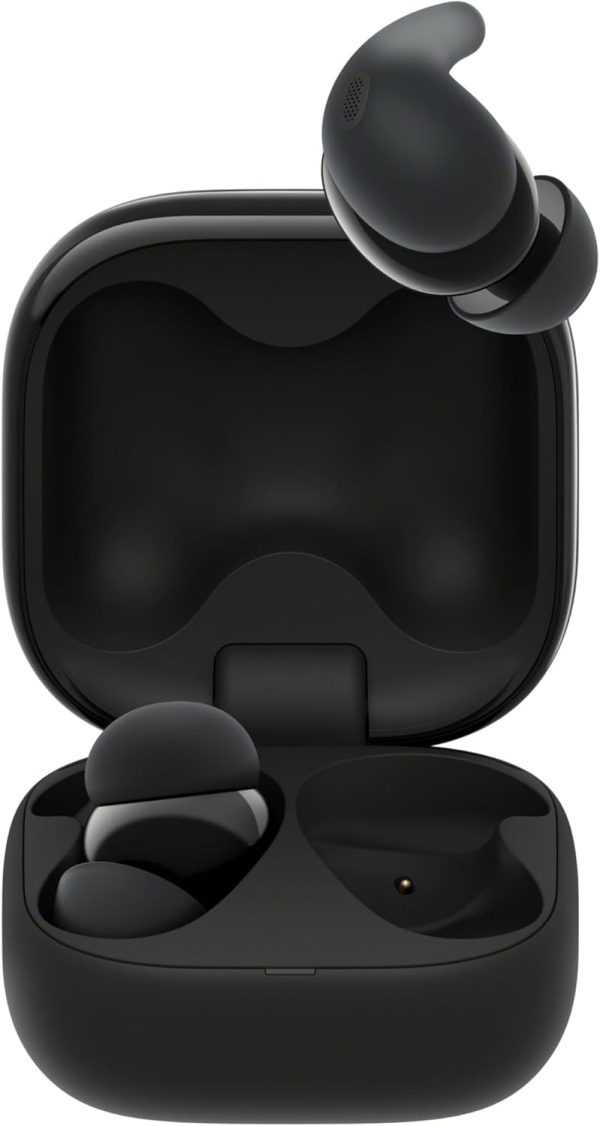 Sony LinkBuds Fit Truly Wireless Noise Canceling Earbud Headphones, Small & Light with Newly Developed Air Fitting Supporters, Black