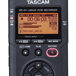 Used Tascam DR-40 Linear PCM Digital Recorder 4 AD Converter Voice Recorder