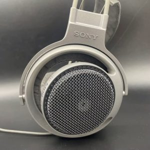 Vintage Sony MDR-F1 Full-Open-Air Stereo Headphones - Silver