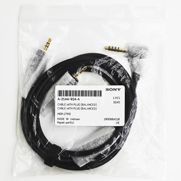 Original MDR-Z7M2 Balanced Sony Headphone Cable 4.4mm Plug 1.2m