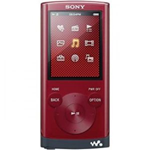 Renewed Sony Walkman NWZ-E354 Red (8 GB) Digital Media Player