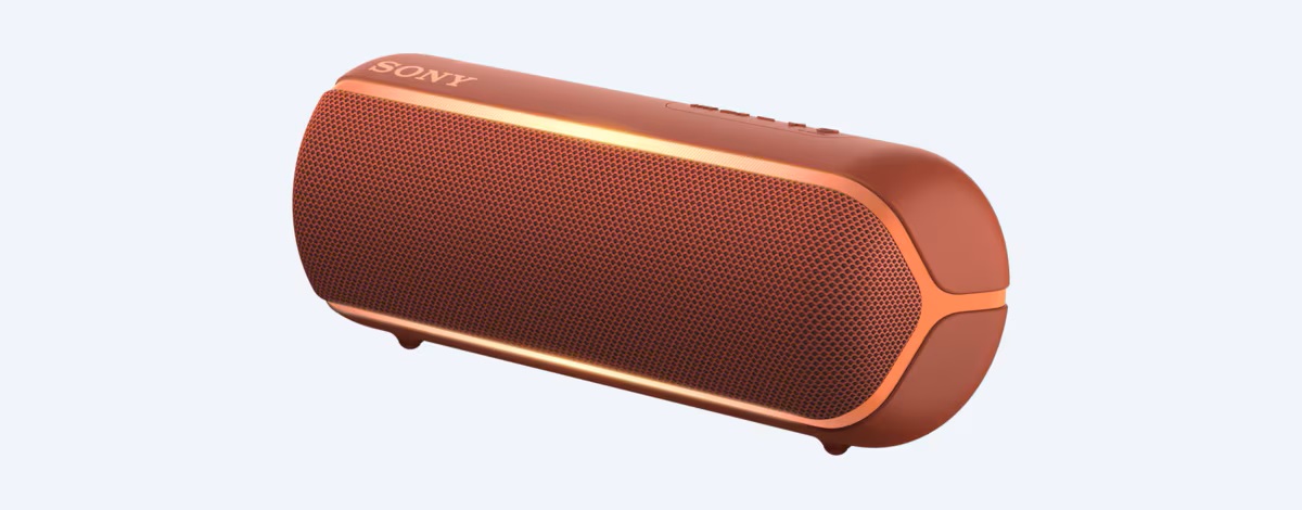 Renewed Sony XB22 EXTRA BASS Portable Wireless Speaker Red / Blue