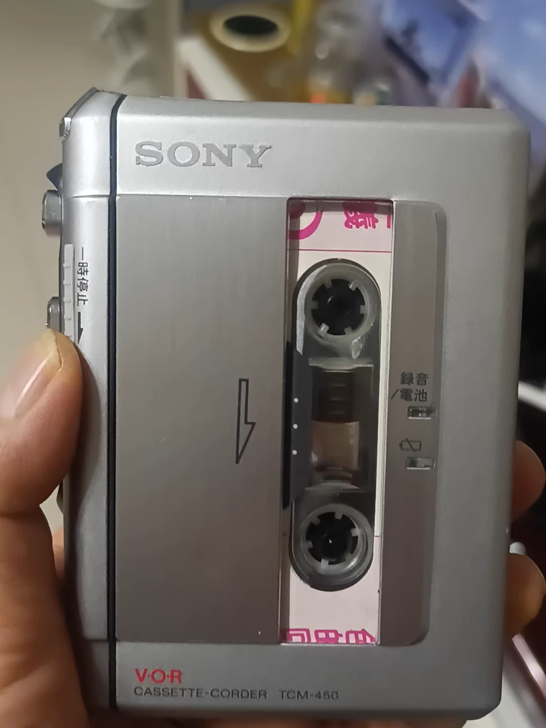 Renewed SONY TCM-450 WALKMAN Cassette Tape Recorder Player Portable