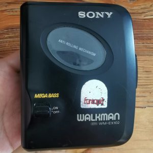 Renewed Sony Walkman WM-EX102 Black Cassette Player with Mega Bass