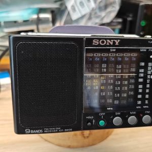 Vintage Sony ICF-SW20 Compact FM/MW/SW 9-Band Radio Short Wave