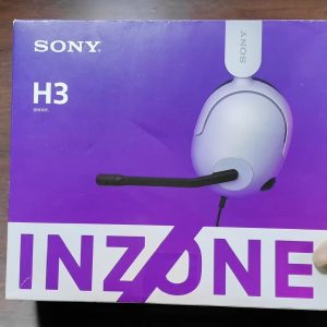 Sony INZONE H3 Wired Gaming Headphones With Mic, PS5 Headphones, Over-Ear, Personalized 360 Spatial Sound, Discord Certified MDR-G300 (White)