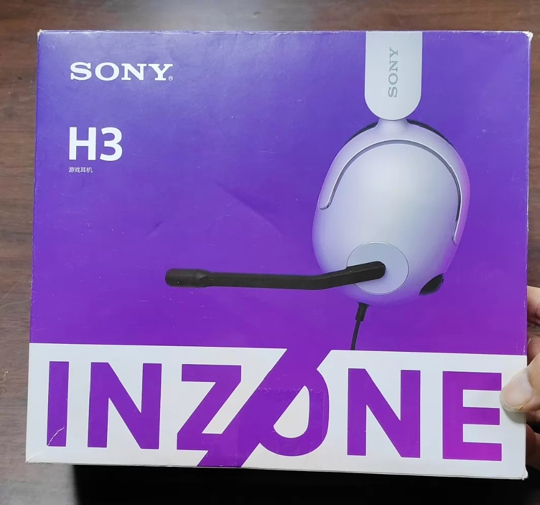 Sony INZONE H3 Wired Gaming Headphones With Mic, PS5 Headphones, Over-Ear, Personalized 360 Spatial Sound, Discord Certified MDR-G300 (White)