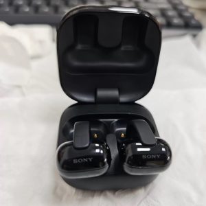 Sony LinkBuds Clip Open-Ear Truly Wireless Earbuds, Comfortable & Secure Fit, Lightweight Clip-On Design, Touch Controls, Ambient Sound Awareness, Water Resistant, Up to 37 Hrs of Playback, Black