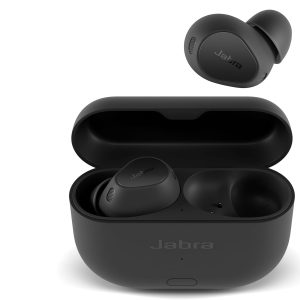 Jabra Elite 10 Gen 2 Wireless Earbuds with Dolby Atmos Spatial Sound - Advanced Noise Cancelling, All Day Comfort for Work and Fitness, in-Ear Bluetooth Headphones with Smart Case - Gloss Black