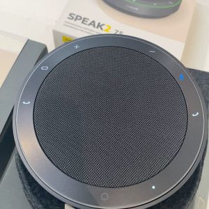 Jabra Speak2 75 (2025 Edition) Wireless Bluetooth Speakerphone - 4 Noise-Cancelling Mics, 65mm Speakers - New Linking Feature - USB-A & USB-C Adapter - Certified for Microsoft Teams - Dark Grey