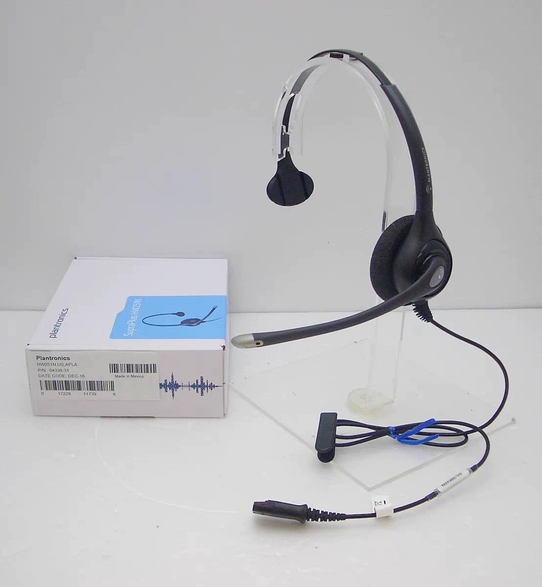 Plantronics HW251N SupraPlus Wideband Headset (64338-31)