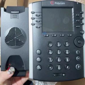 Plantronics Poly - VVX 411 12-Line VOIP Business Phone (Polycom) - Desk Phone with Handset - POE - Power Supply Not Included - 3.5' Color Display