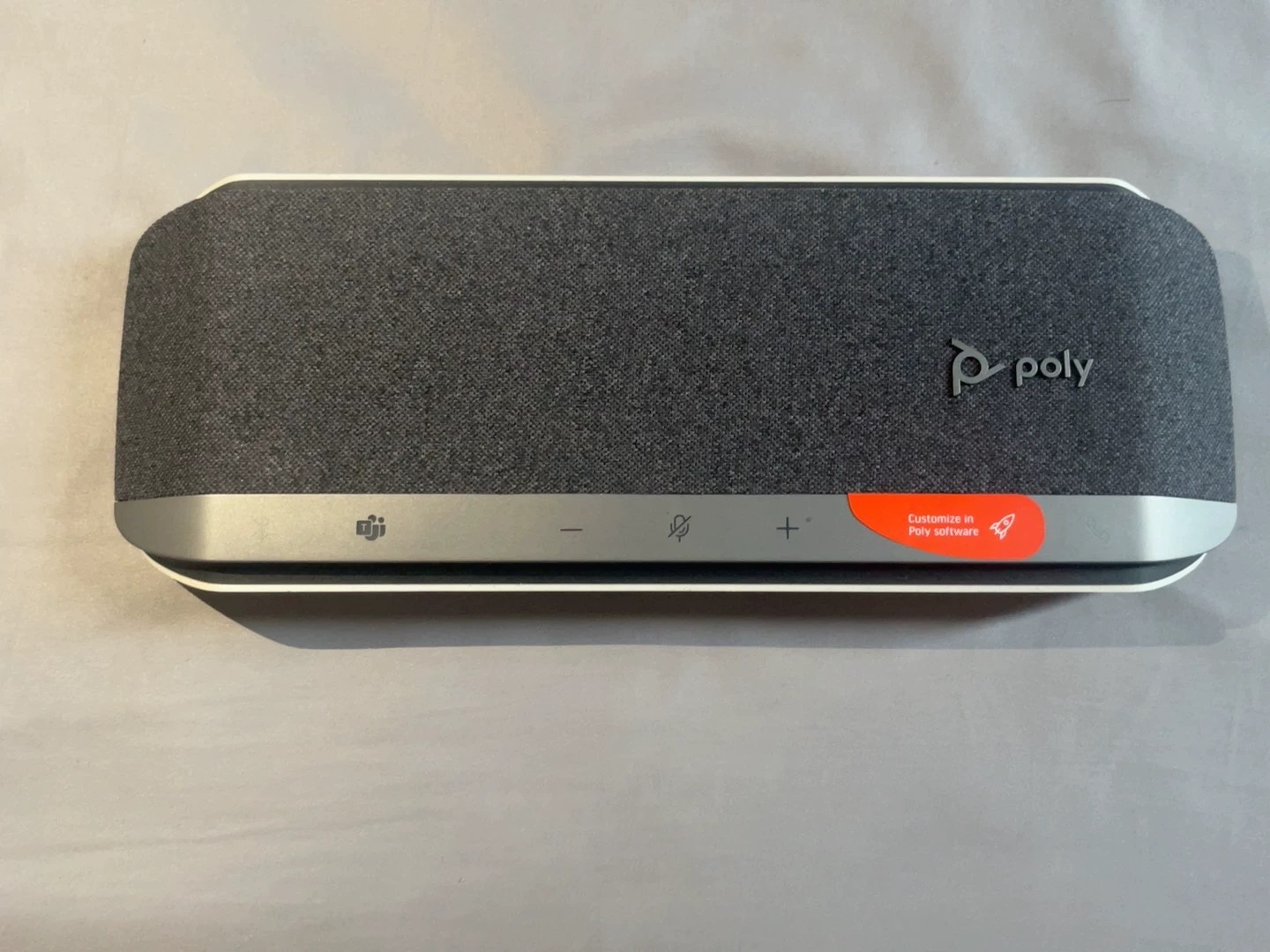 Poly - Sync 40 Smart Speakerphone (Plantronics) - Flexible Work Spaces - Connect to PC/Mac via Combined USB-A/USB-C Cable and Smartphones via Bluetooth - Works with Teams, Zoom & more,Black