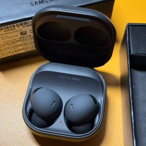 Samsung Galaxy Buds 2 Pro - Wireless Earphones Graphite Noise Cancelling, Hi-Fi Sound, 360 Audio, Comfort Ear Fit, HD Voice, Conversation Mode, IPX7 Water Resistant