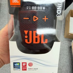 JBL Wind 3 FM Bluetooth Handlebar Speaker, Black