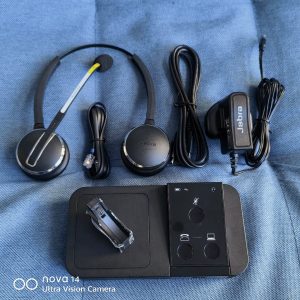 Jabra PRO 9450 Duo Flex-Boom - Professional Wireless Unified Communicaton Headset