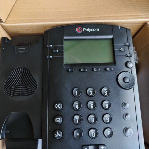 Polycom VVX 301 Corded Business Media Phone System - 6 Line PoE - 2200-48300-025 - AC Adapter (Not Included)