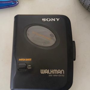 SONY Walkman Cassette Player WM-EX112 Black (Renewed)